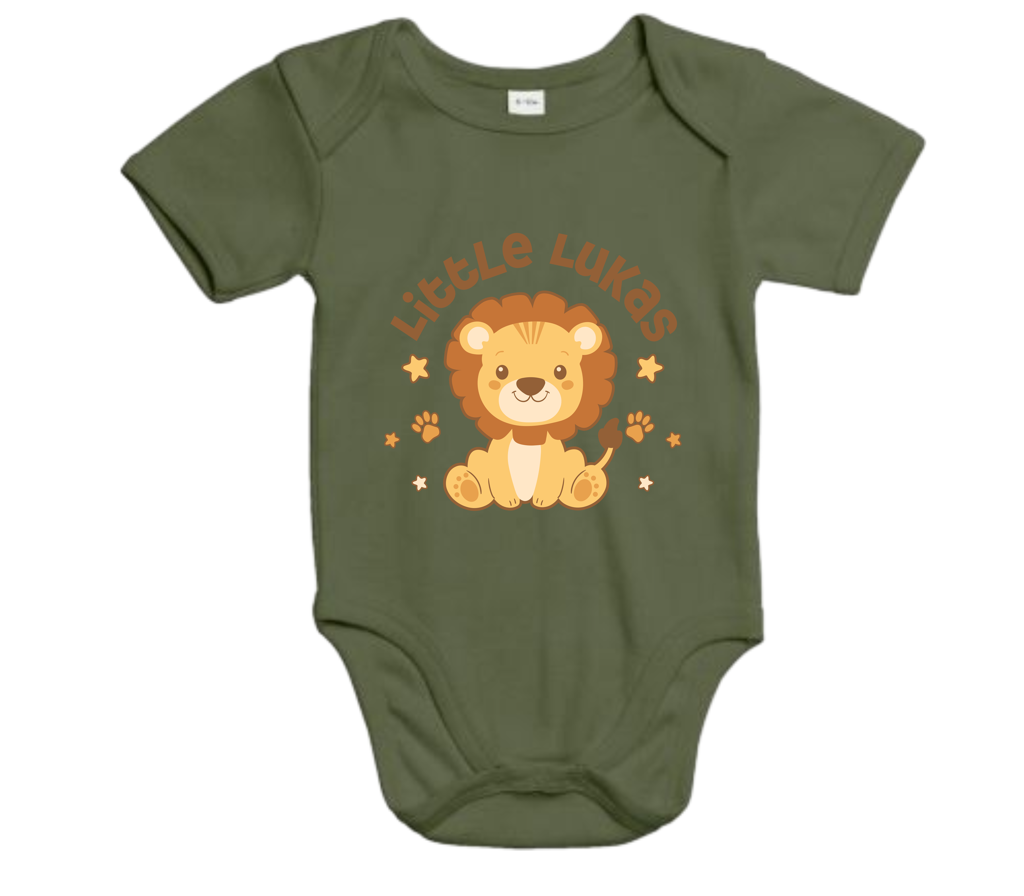 Baby Bodysuit Löwe mit Name