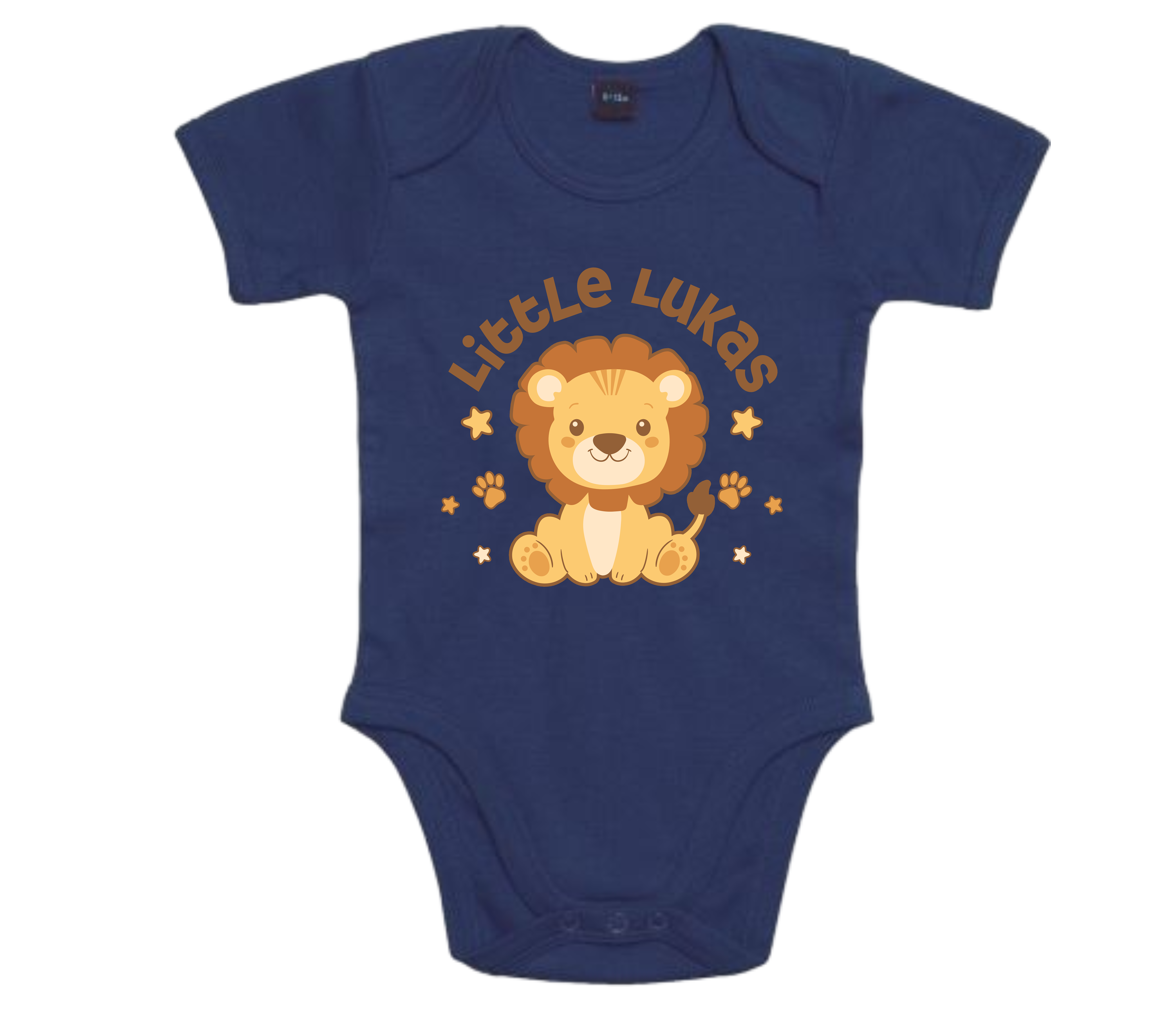 Baby Bodysuit Löwe mit Name