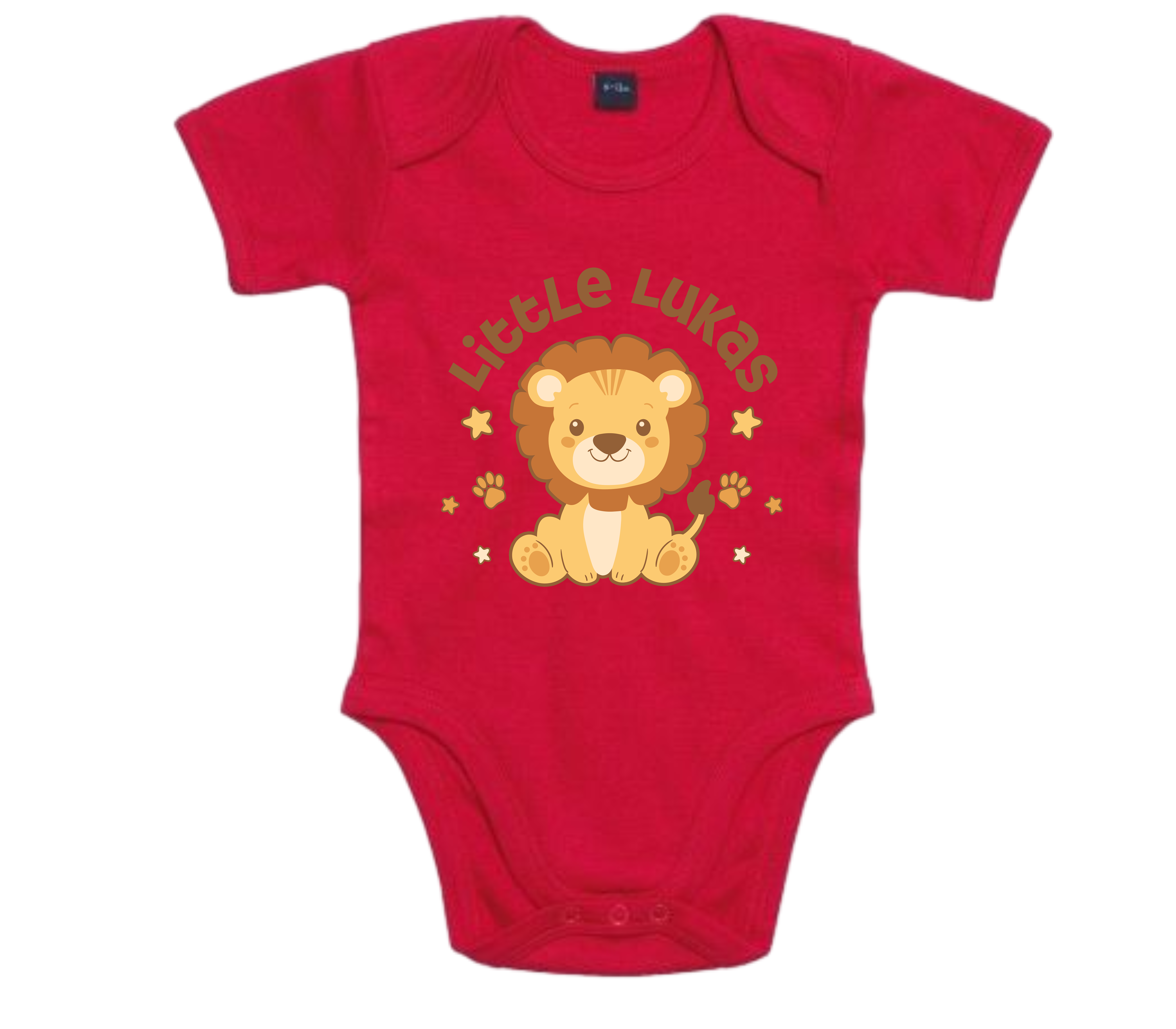 Baby Bodysuit Löwe mit Name