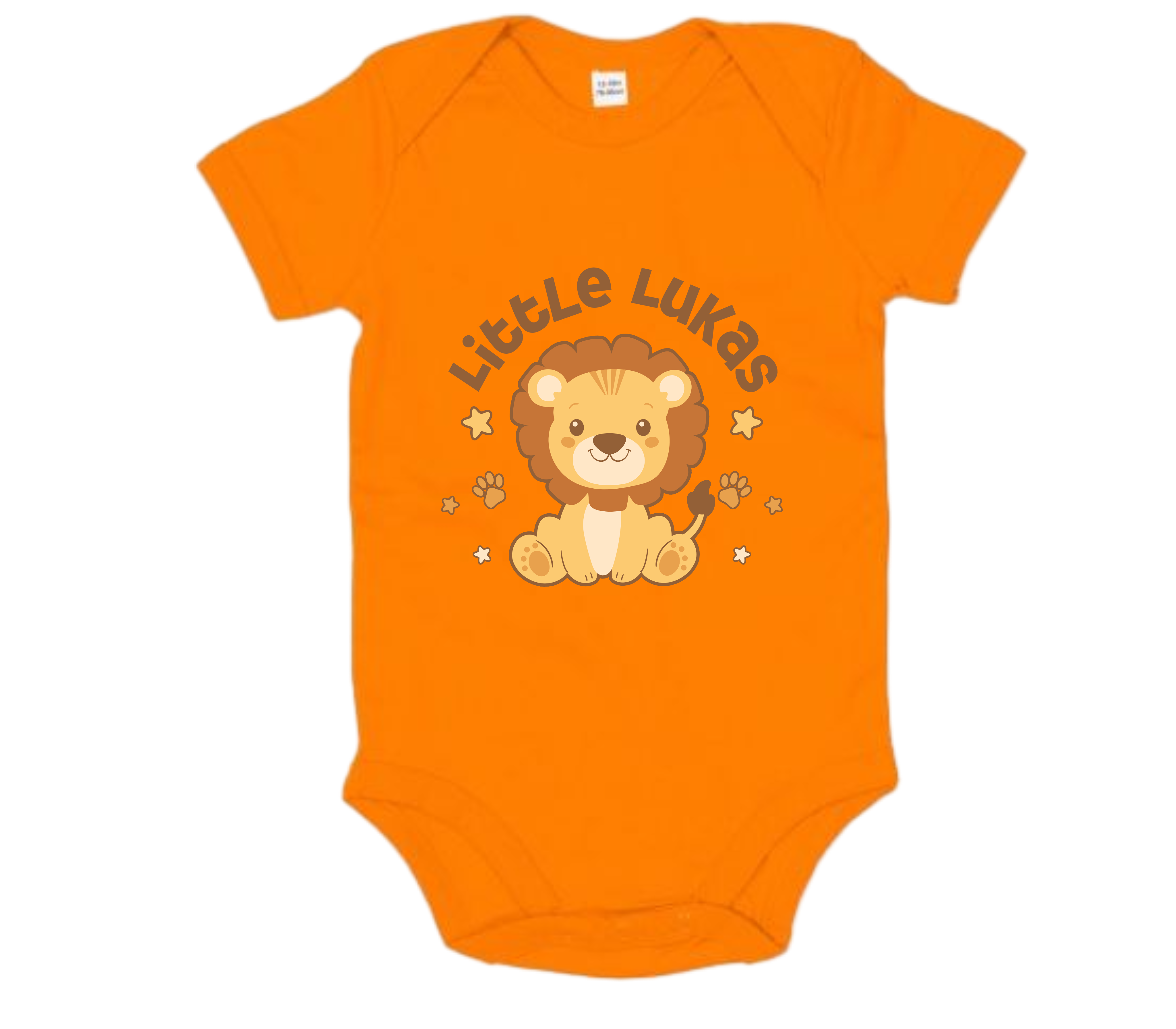 Baby Bodysuit Löwe mit Name