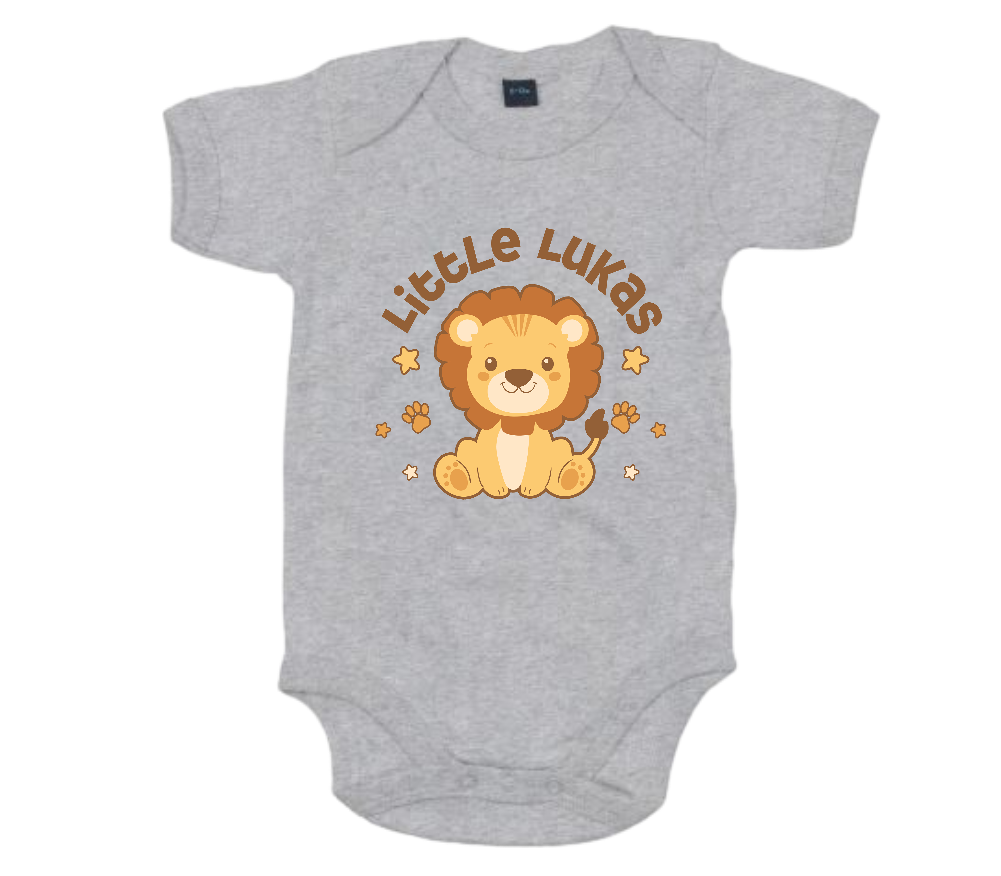 Baby Bodysuit Löwe mit Name