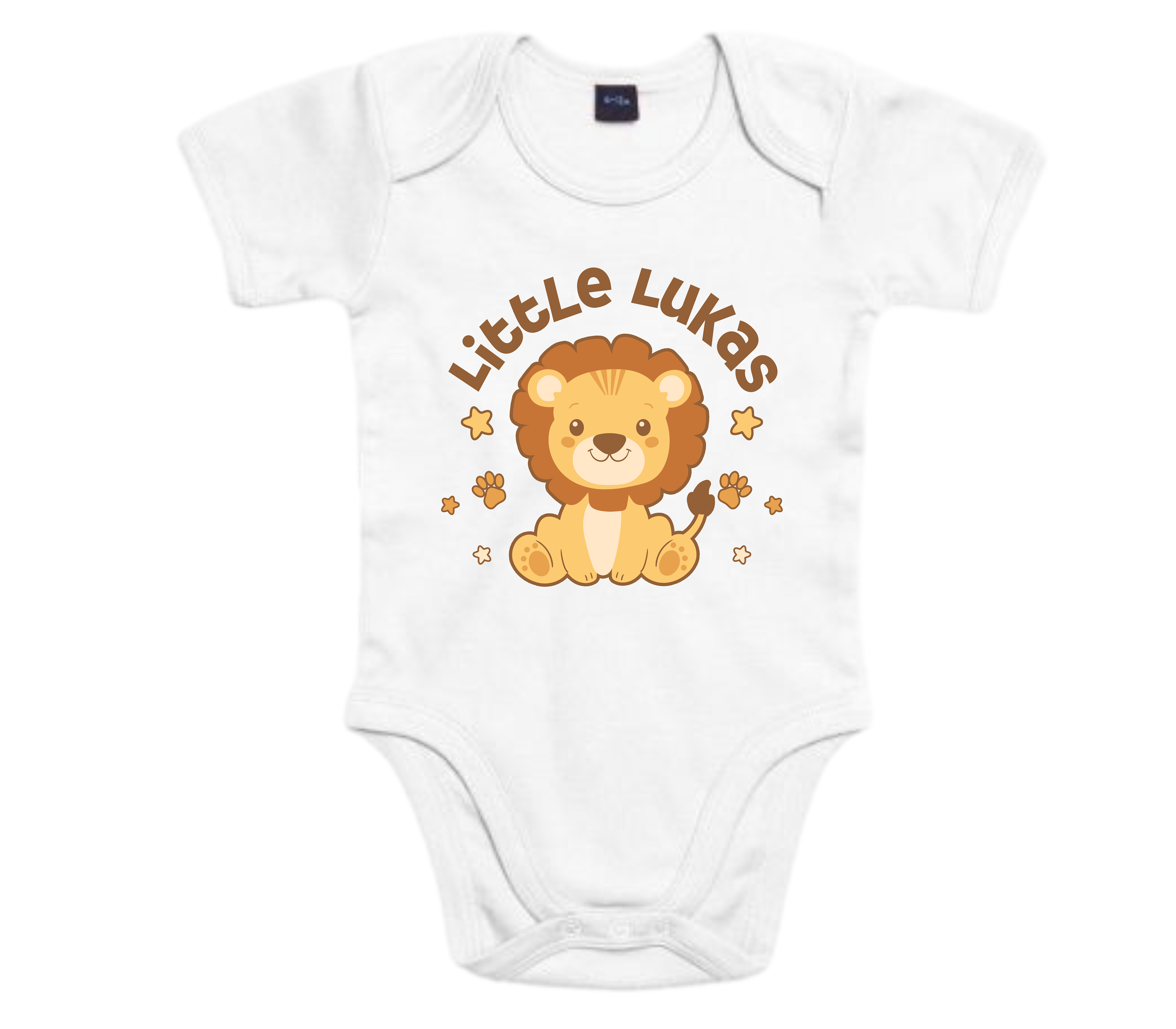 Baby Bodysuit Löwe mit Name